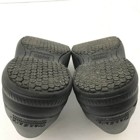 Tredsafe Unisex Black Rubber Non Slip Shoes W7 M6 - Picture 7 of 7
